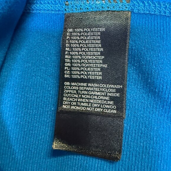 The North Face 1/4-Zip Pullover Men’s Medium Blue Two-Tone EUC - Picture 6 of 10